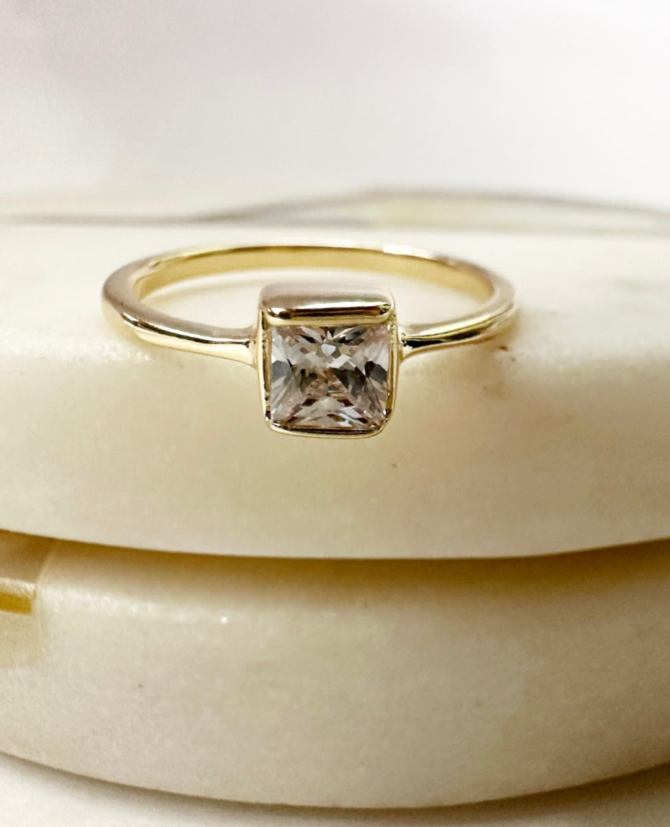 Front view of Angel of Mine Ring.