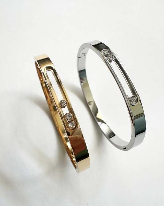 Aelia Sliding Stone Cuff