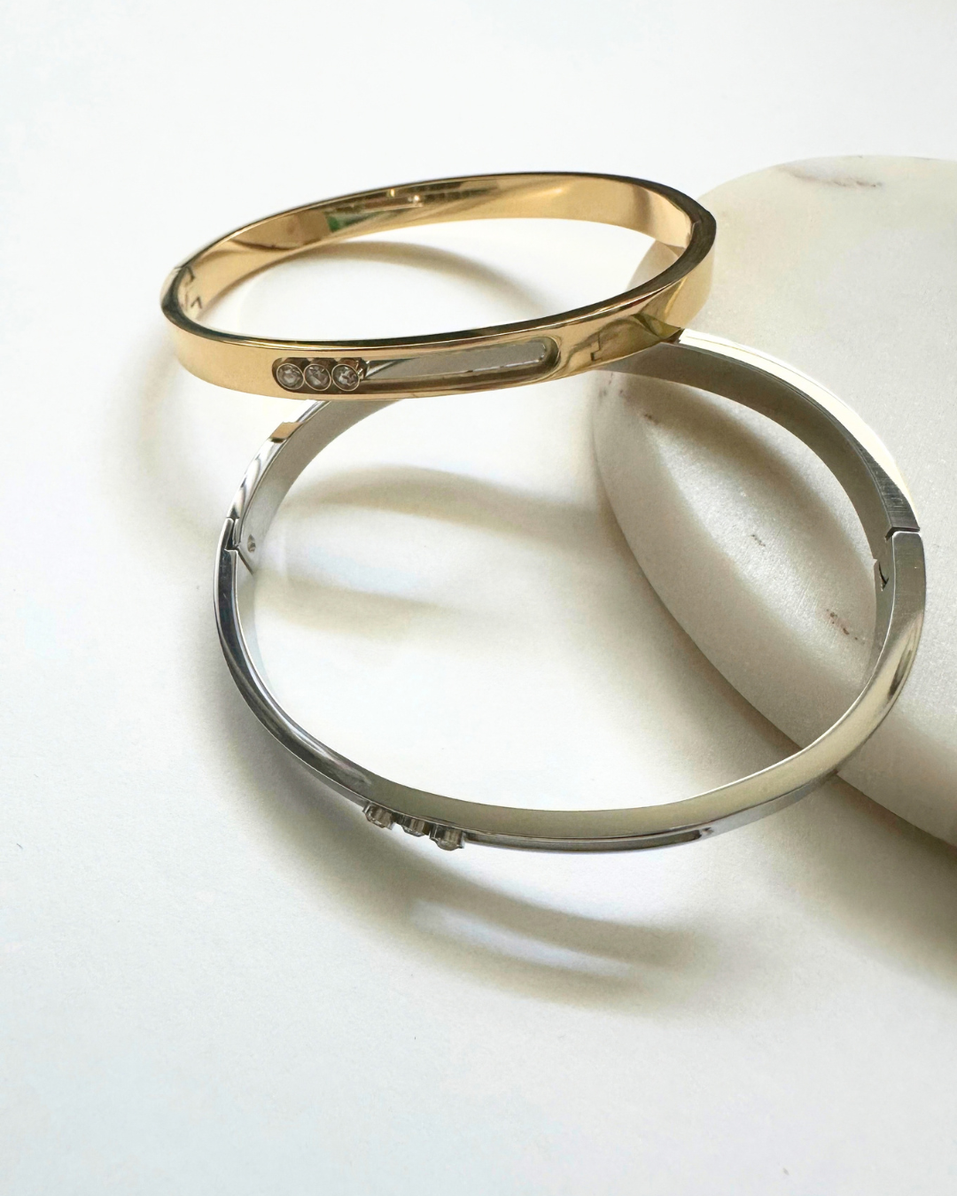 Aelia Sliding Stone Cuff