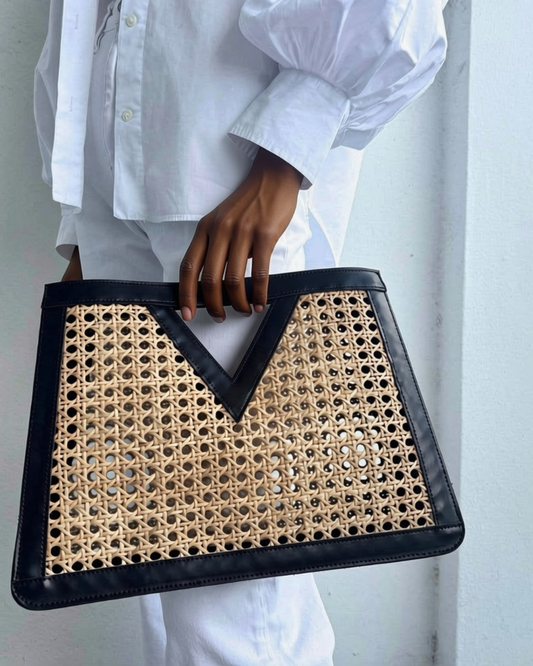 Avani Rattan Clutch