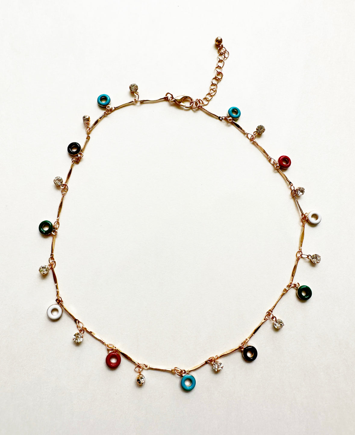 Full view of Confection Choker Necklace.